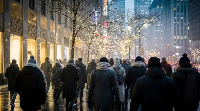 Rockefeller Center Christmas Tree & Fifth Avenue Holiday Lights